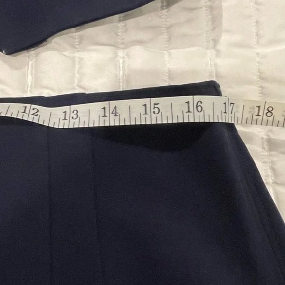 Abercrombie & Fitch Navy Blue Vest and Skirt set - Picture 3 of 8